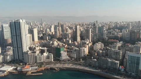 Beirut front dolly Video stock 149524179