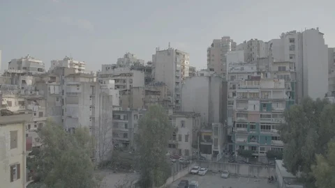 Beirut Residential Skyline Stock Footage 102388652