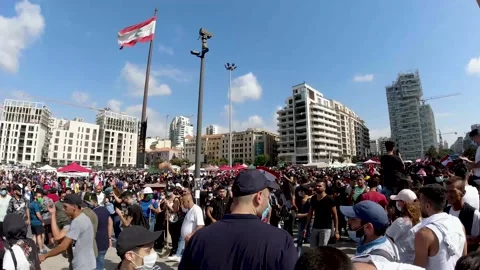 Beirut revolution Vídeo Stock 152466453