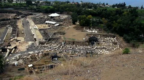 Beit She'an 4 Stock Footage 10796621