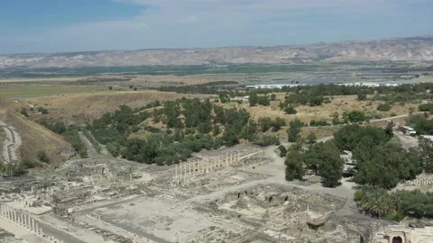 Beit Shean Stock Footage 143770683