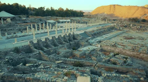 Beit Shean Ruins 動画素材 44339978