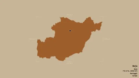Beja - Portugal. Bounding box. Pattern 스톡 일러스트
