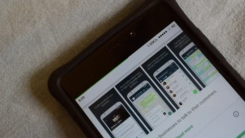 BEKASI, WEST JAVA, INDONESIA. MARCH 11, 2019 : Download or install the Stock Footage 104658756