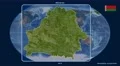 Belarus - 3D tube zoom (Kavrayskiy VII projection). Satellite 4k or 4k+ Resolution