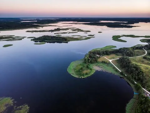 Belarus aerial views Stock Photos