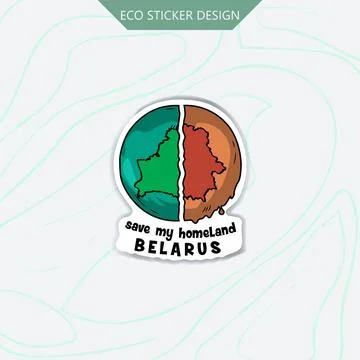 Belarus ecology Stock Illustration
