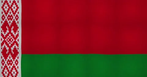 Belarus flag animation that develops in the wind Video stock 146944391