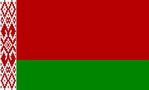 Belarus flag background illustration large file green red Stock Illustration