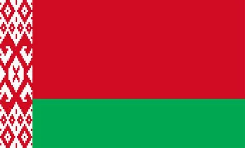 Belarus Flag Design Stock Illustration