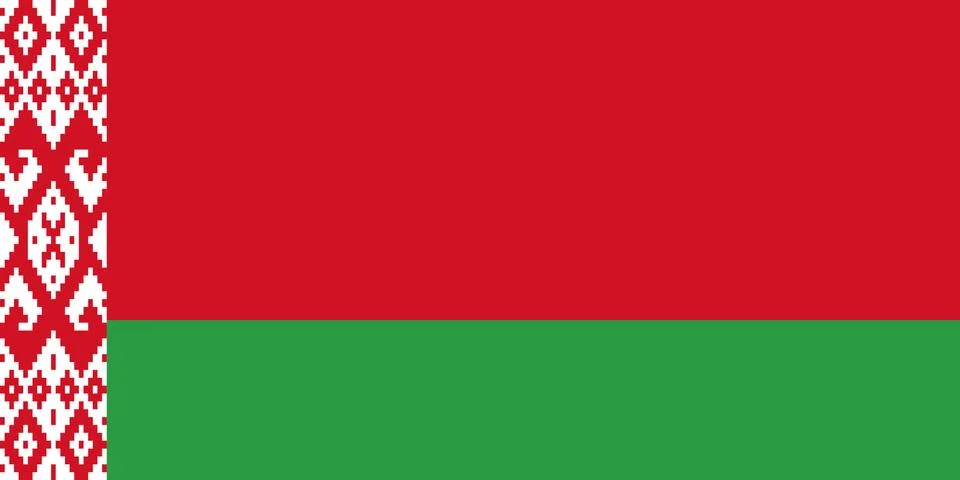 Belarus flag, flat layout, vector illustration Stock Illustration