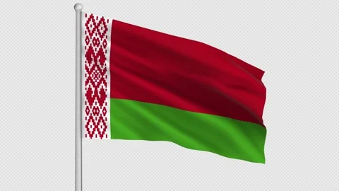 Belarus Flag Stock Footage 210870282