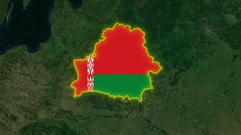 Belarus Flag 스톡 동영상 307103027