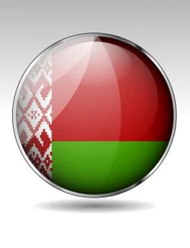 Belarus flag icon Stock Illustration