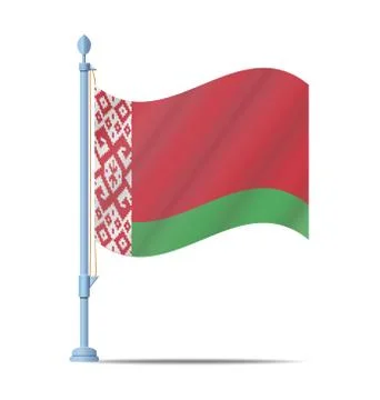 Belarus flag 스톡 일러스트