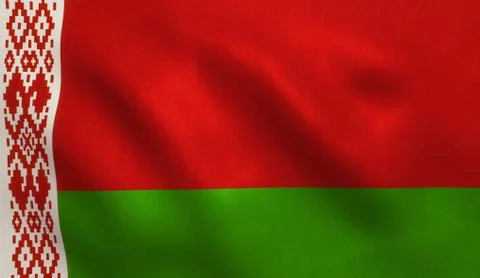 Belarus Flag Stock Illustration