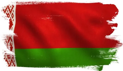 Belarus Flag Stock Illustration