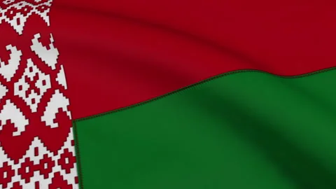 Belarus Flag Loop Stock Footage 241221135