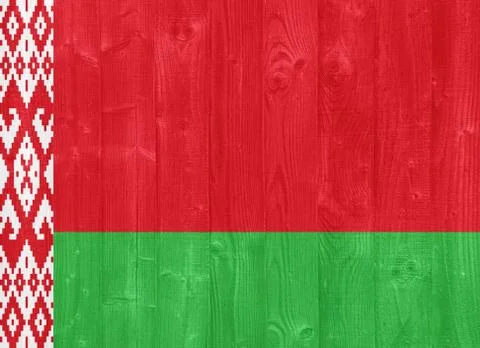 Belarus flag Foto stock