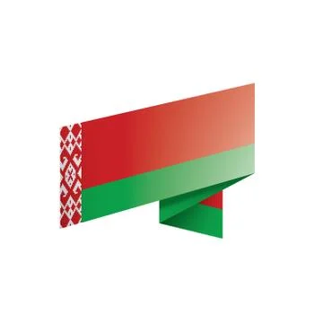 Belarus flag, vector illustration on a white background Stock Illustration
