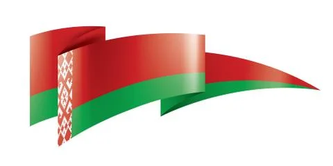 Belarus flag, vector illustration on a white background Stock Illustration