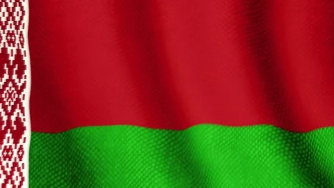 Belarus flag waving animation Stock Footage 76265718