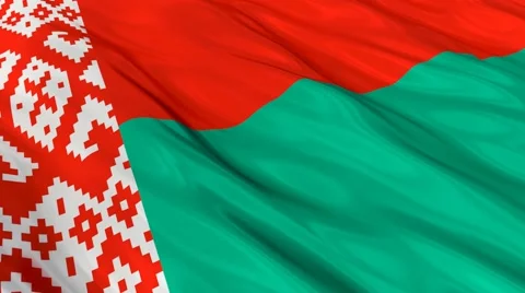 Belarus flag waving. Seamless Vídeo Stock 48688541