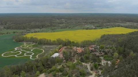 Belarus forests and fields aerial photography 動画素材 108362037