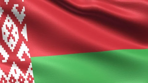 Belarus Looping Flag 4K Vídeos de archivo 107734850