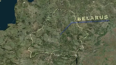 Belarus Map Animation Stock Footage 273237132