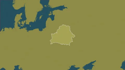 Belarus map - extract. Border. Pattern. Stock Footage 147470542