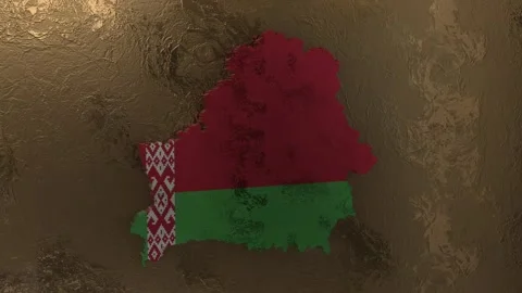Belarus Map Stock Footage 277923343