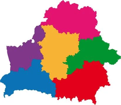 Belarus map Stock Illustration