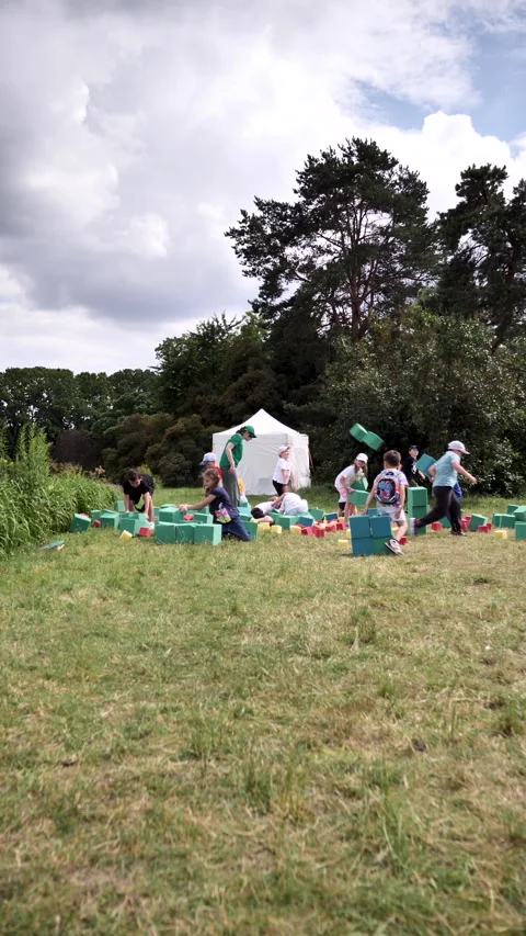 Belarus Misnk - Jun 16 2024 Bukids Professions Family Festival Botanical Gardens Stock Footage 277597220