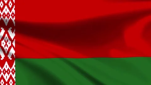 Belarus national flag waving in wind patriotic motion in 4K Stock Footage 340279748