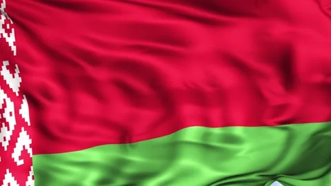 Belarus Waving Flag Background Stock Footage 204132060