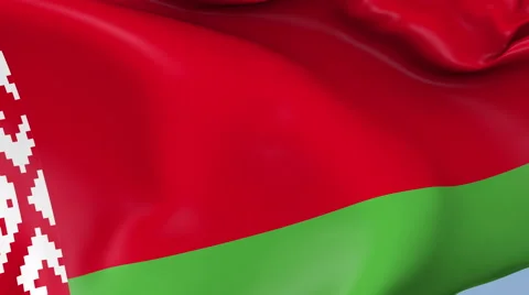 Belarus Waving Flag Background Loop Stock Footage 64213877