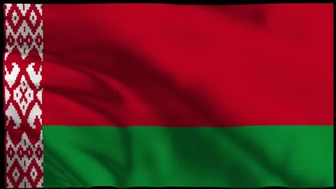 Belarus Wavy Flag Animation Stock Footage 304795010