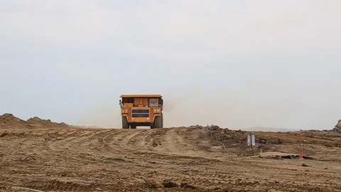 Belaz, section, coal mine, coal mining, transport, dump truck 스톡 동영상 82513691