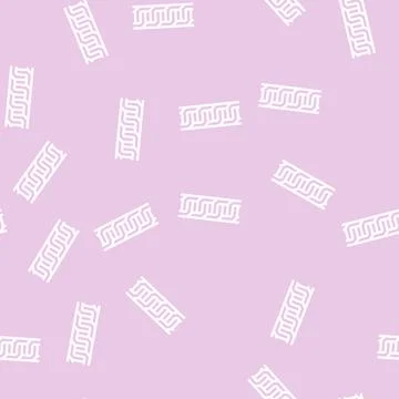 Belcher chain line vector seamless pattern Illustrazione stock