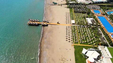 Belek Beach 1 Stock Footage 187684915