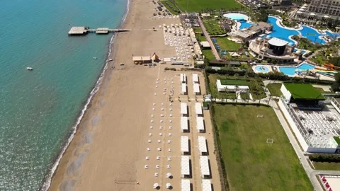 Belek Beach 2 Stock Footage 187686686