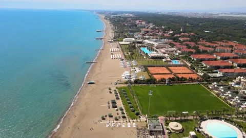 Belek Beach 3 Stock Footage 187642319