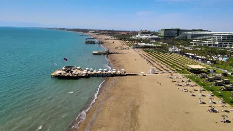 Belek Beach Stock Footage 187646624