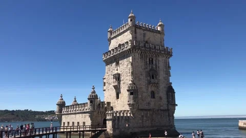 Belém Tower Stock Footage 197464129