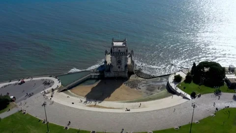 Belém Tower I Torre de Belém Stock Footage 171039577