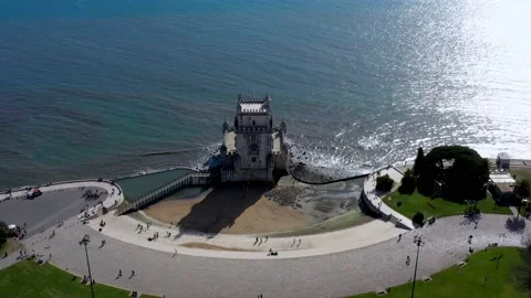 Belém Tower I Torre de Belém Stock Footage 171039628