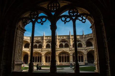 Belem Tower, the Jernimos Monastery, the Padro dos Descobrimentos Stock Photos