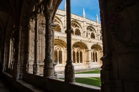 Belem Tower, the Jernimos Monastery, the Padro dos Descobrimentos Stock Photos