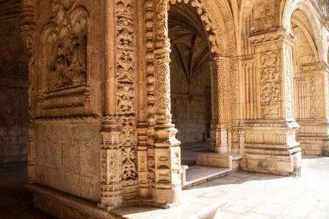 Belem Tower, the Jernimos Monastery, the Padro dos Descobrimentos Stock Photos